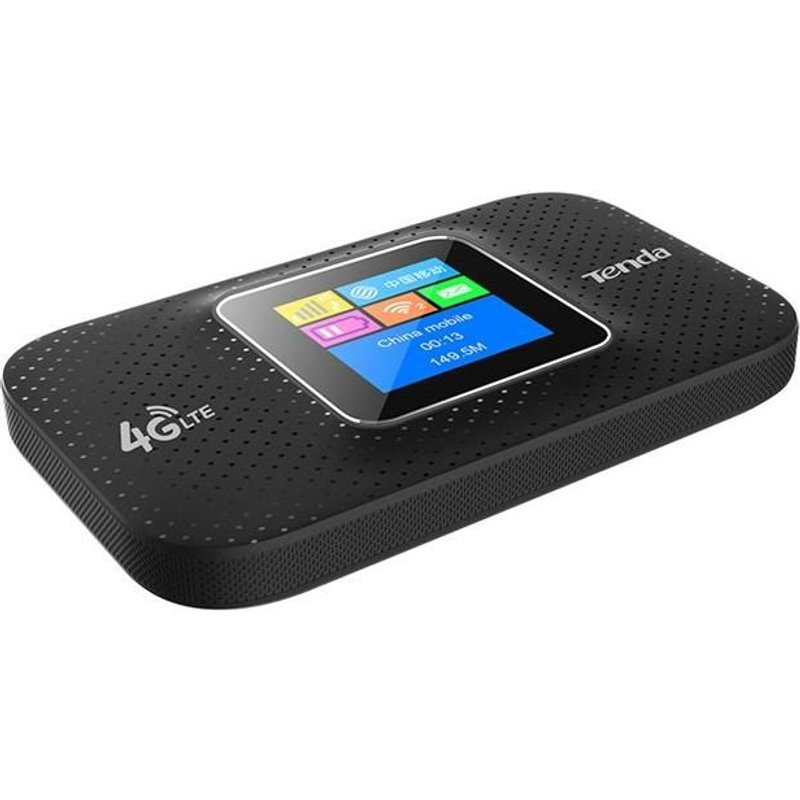 Tenda 4G185 routeur sans fil Monobande (2,4 GHz) 4G Noir