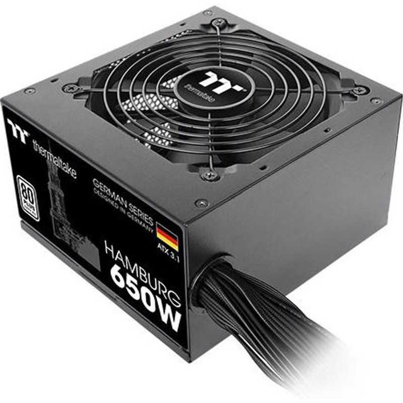 Thermaltake HAMBURG unité d'alimentation d'énergie 650 W 24-pin ATX ATX Noir