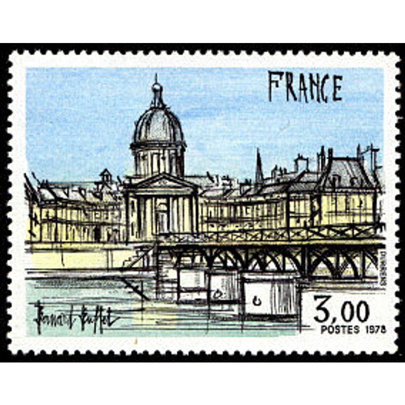 Art : Oeuvre De Bernard Buffet Année 1978 N° 1994 Yvert Et Tellier Luxe