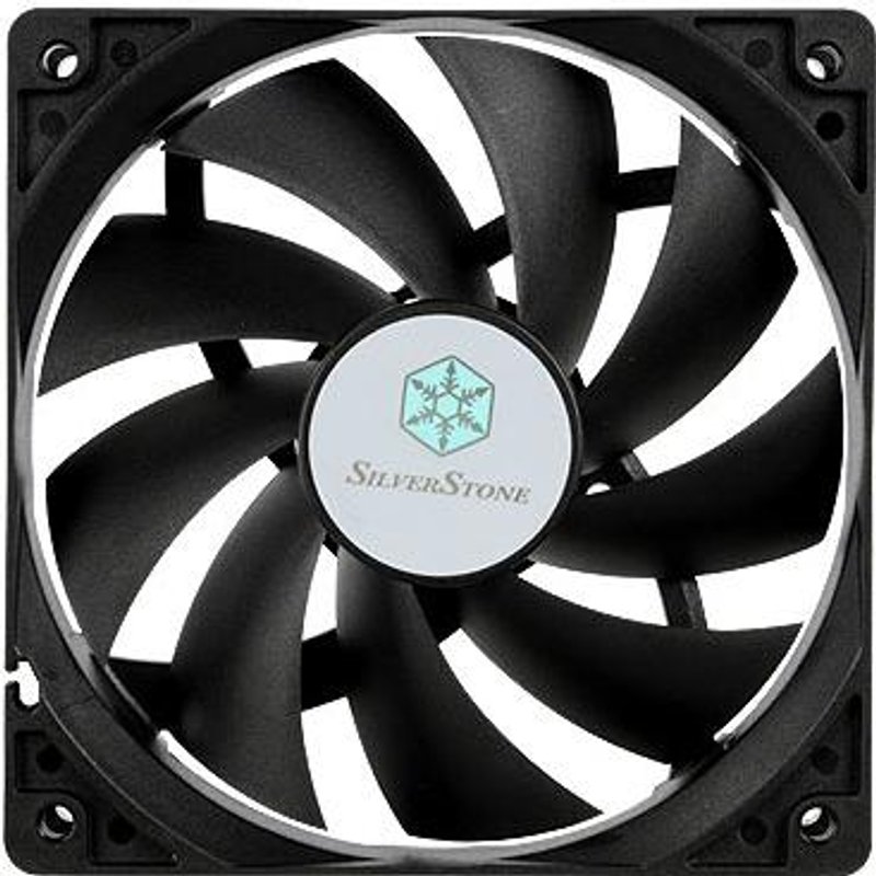 Silverstone FN121-P Boitier PC Ventilateur 12 cm Noir