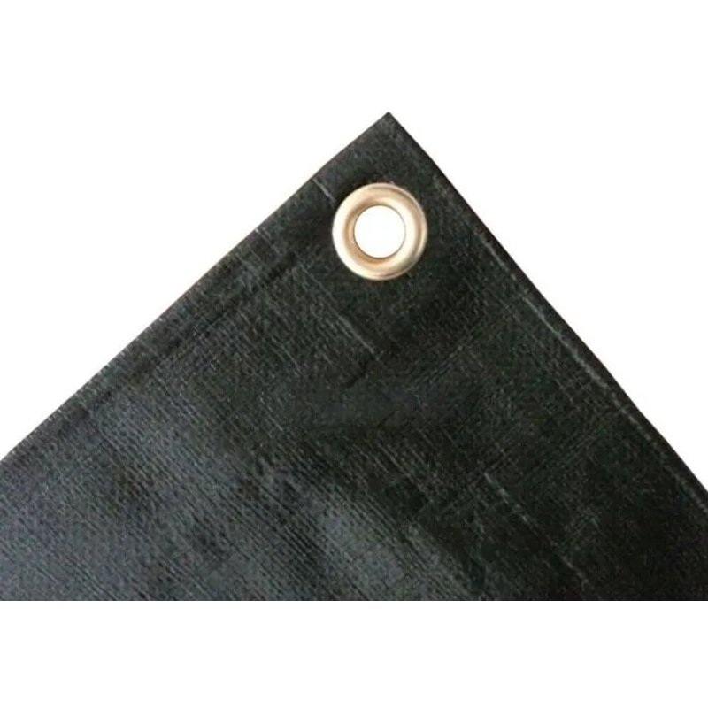 Bâche 280g/m², 4x6 (24m²), verte, étanche, de protection, résistante