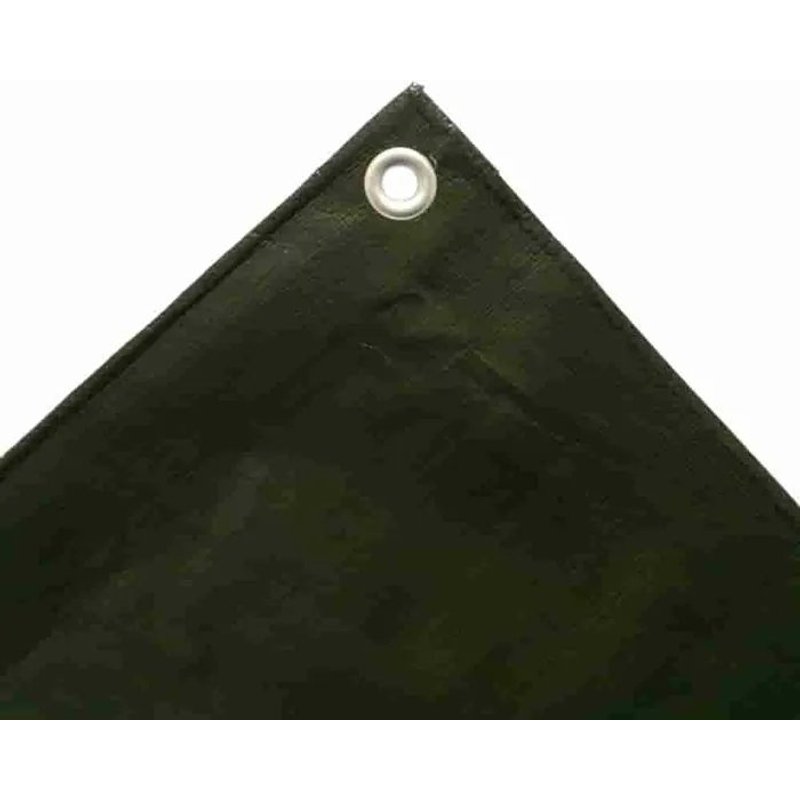 Bâche de protection 210g/m², 4x7m verte (28m²), étanche, résistante, UV-stabil