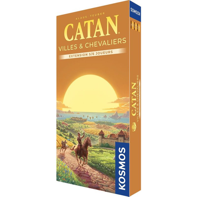 Jeu De Stratégie Asmodee Catan Extension Pour 5 Et 6 Joueurs Villes Et Chevaliers