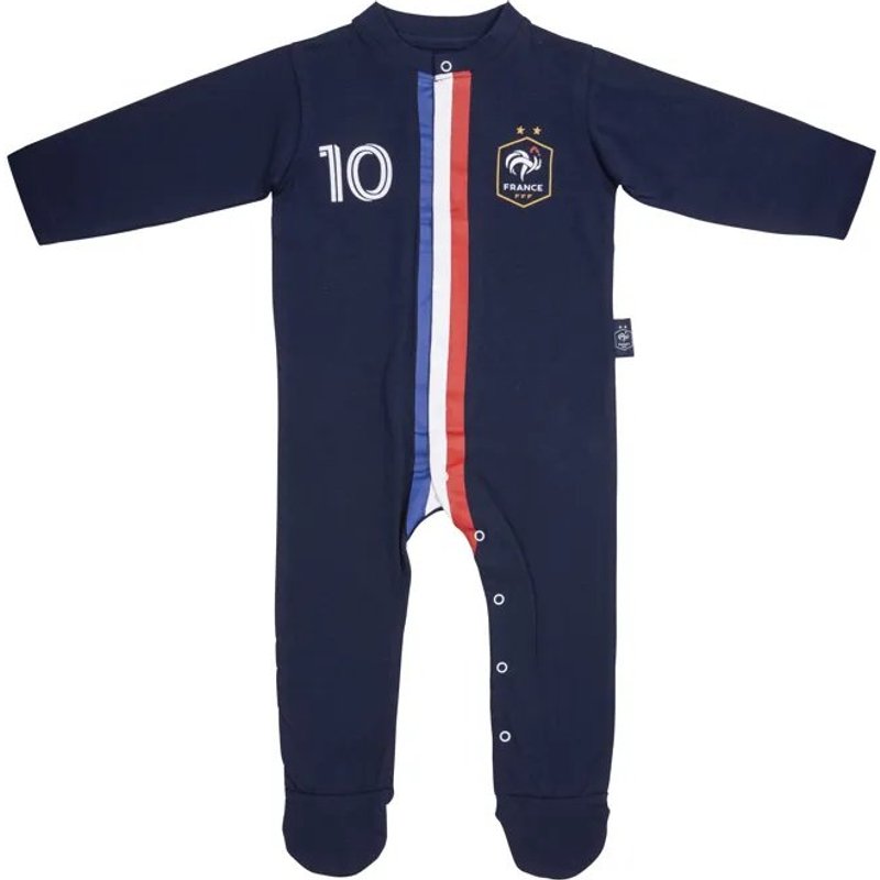 12-18 Mois - Grenouillère Bébé Garçon Fff - Collection Officielle Equipe De France De Football