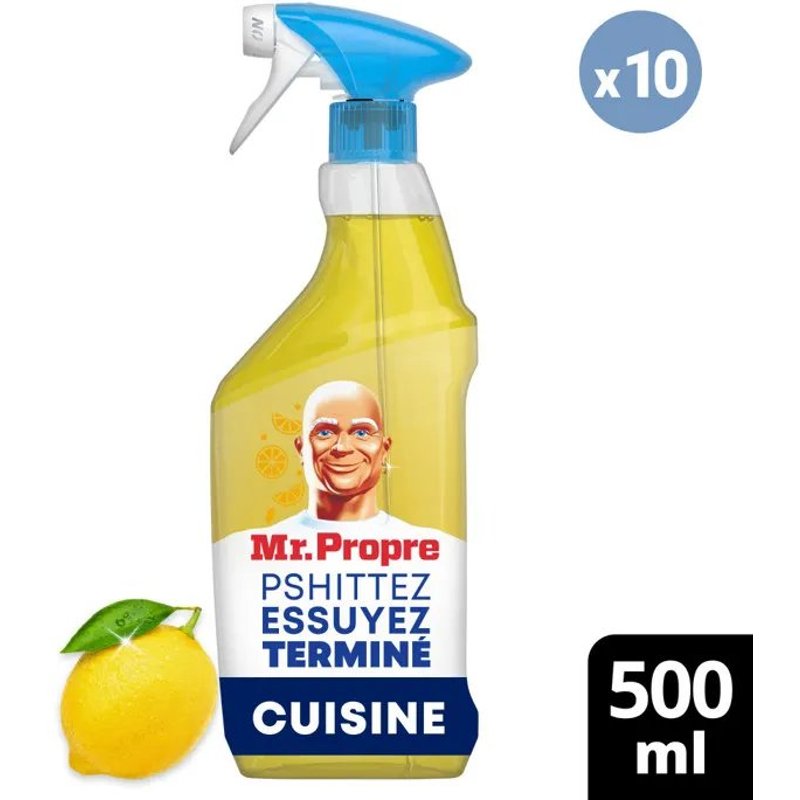 PACK M. PROPRE SPRAY FLASH PROPRETÉ KITCHEN LEMON 500ML