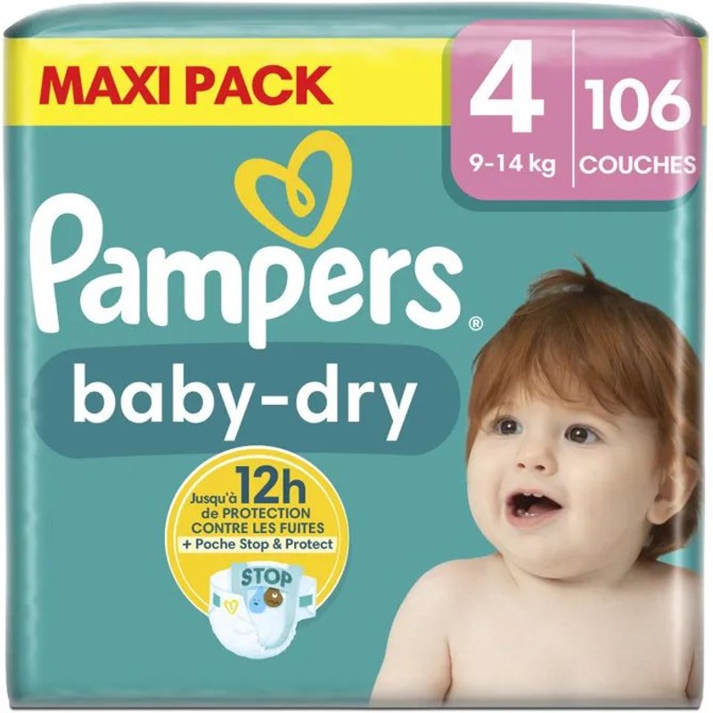 Pampers Baby Dry Maxi T4 X106