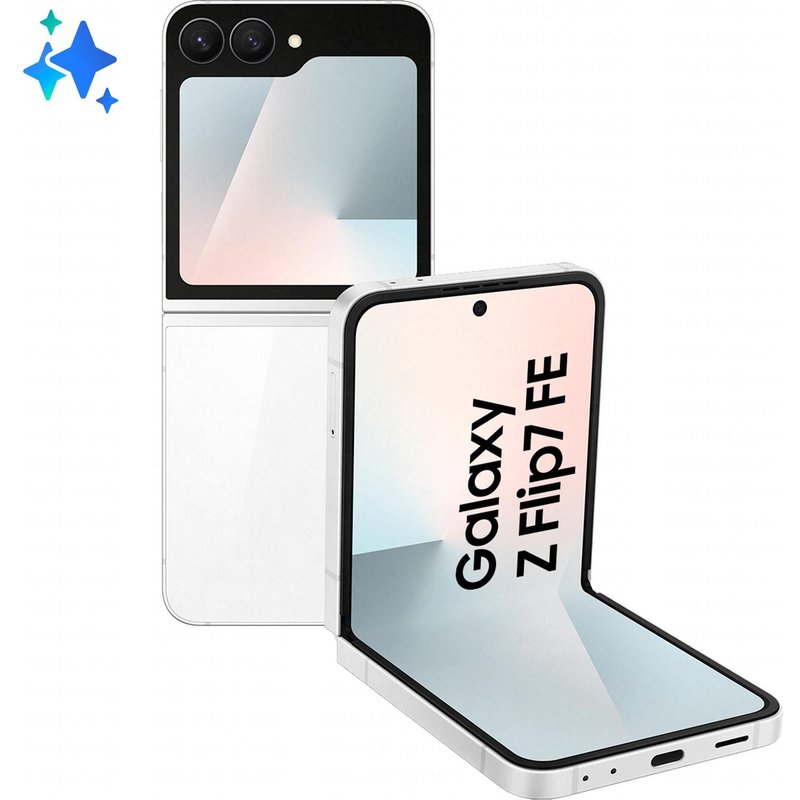 Samsung Galaxy Z Flip7 FE 6.7" 5G 8 Go 256 Go 4000 mAh Blanc