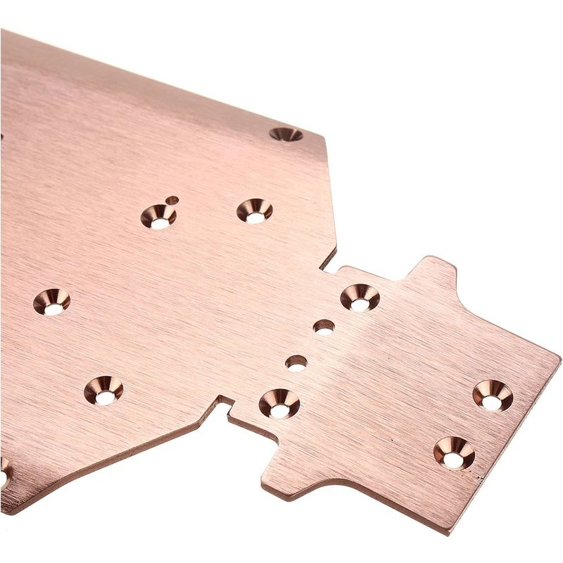 Wltoys 124017 124019 1/12 Rc Châssis En Alliage De Rechange Plaque Inférieure De Voiture 1823 Pièces De Modèle De Véhicules-Wltoys