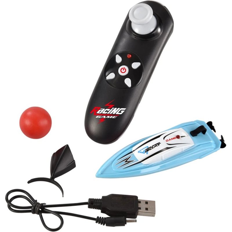 Hc 804 2.4g Mini Télécommande Bateau Rc Haute Vitesse Avec Éclairage Led Été Imperméable Jouet Moteurs Doubles Piscine Lacs Modèles De Véhicules-Générique
