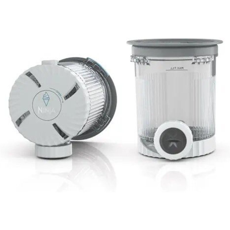 Lot de 2 pots pour Ninja Swirl by CREAMi avec couvercles et embouts de rechange XSK7PNTLD2EUK