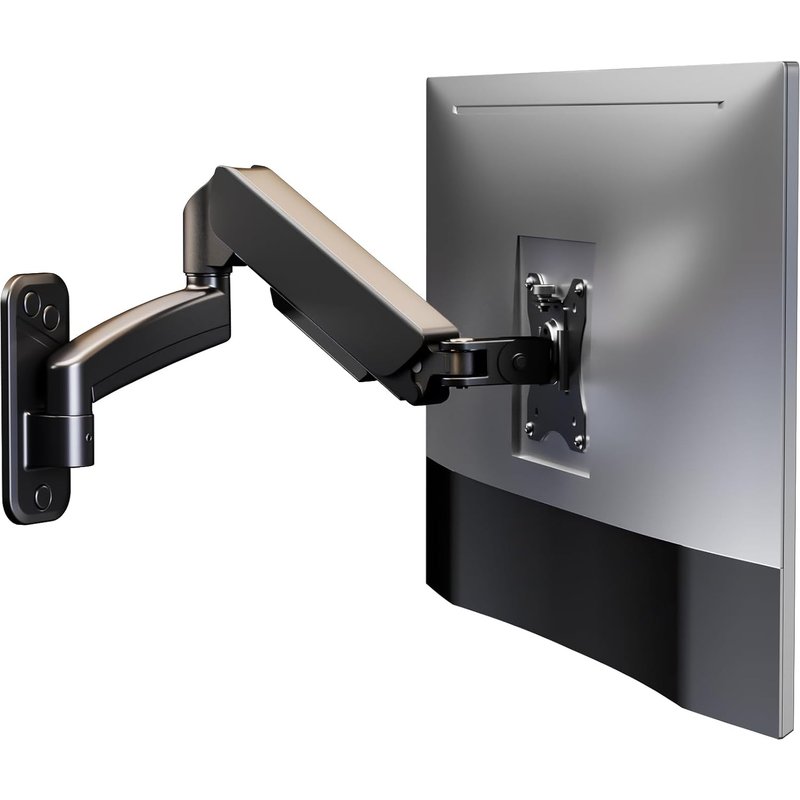 Support Mural Moniteur Pour Pc Et Tv ¿ Écrans De 17 À 32"" - Bras Ergonomique Réglable Supporte Moniteur De 8 Kg, Vesa 75 X 75 Mm Et 100 X 100 Mm