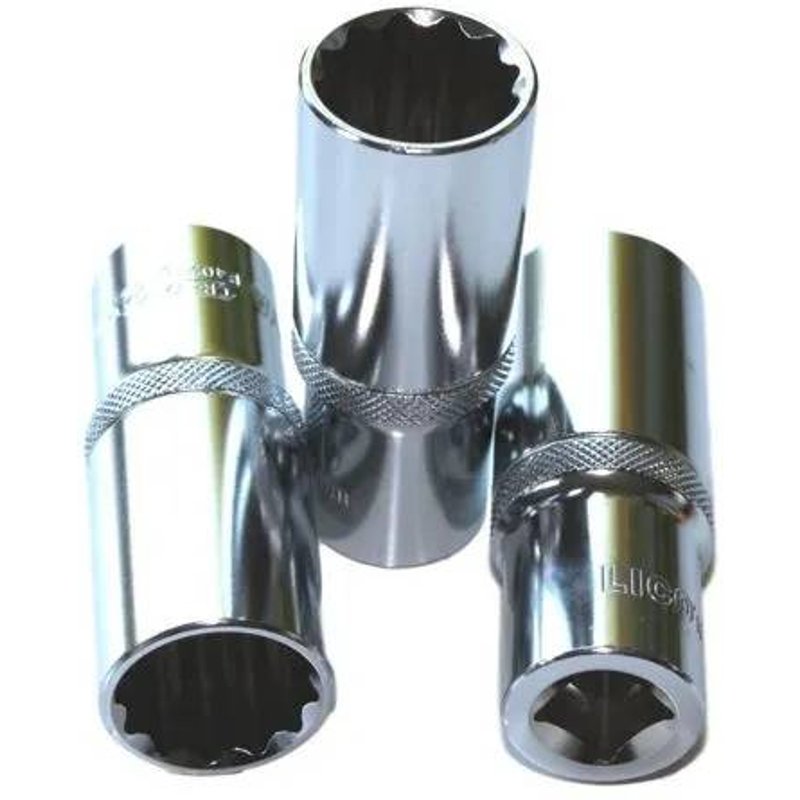 Douille 1/2 pouce longue, 12 pans, CR-V