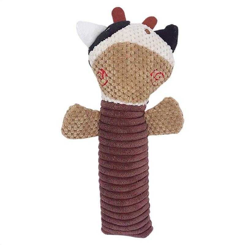 Peluche Pour Chien, Jouet ¿¿ Macher Interactif Et Polyvalent, Taille Petit Chien, Peluche Chien Marron De Dessin Anim¿¿