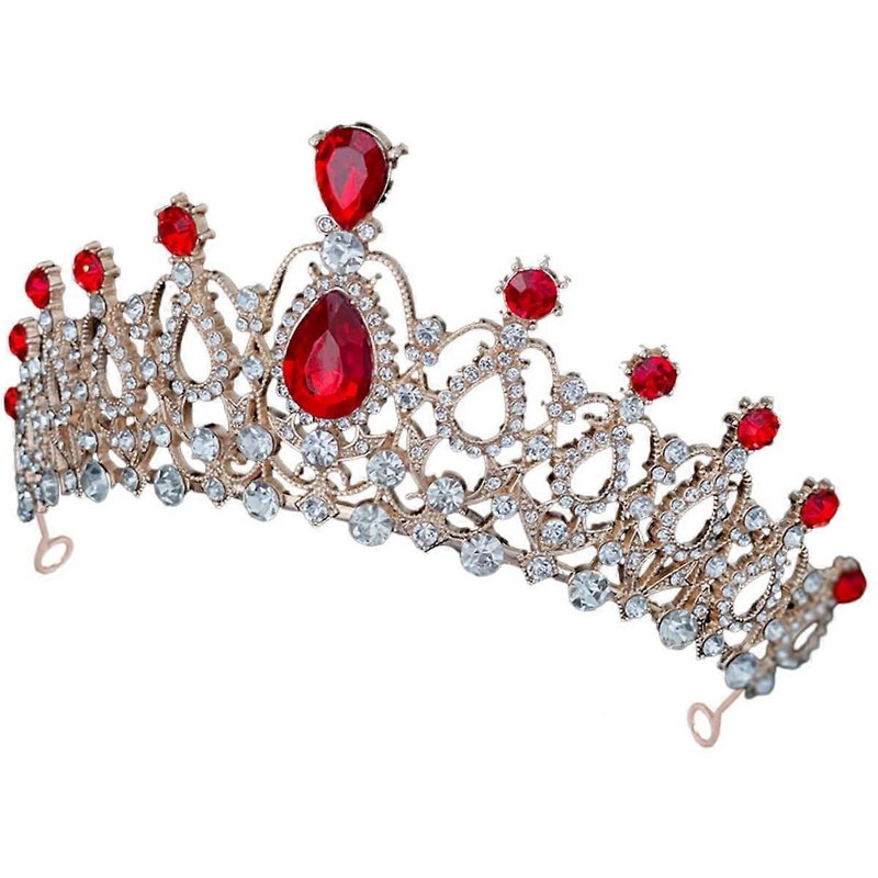 Couronne De Cristal, Diad¿¿Me Rose Pour Filles, Couronne De D¿¿Guisement Pour Enfants, Diad¿¿Me Pour F¿ºtes, Couronne D'anniversaire Orn¿¿E De Strass