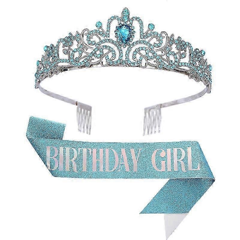 Diad¿¿Mes En Cristal Pour Filles, Accessoire ¿¿L¿¿Gant Pour Une F¿ºte D'anniversaire, Couleur Argent¿¿E Et Orn¿¿S De Strass.