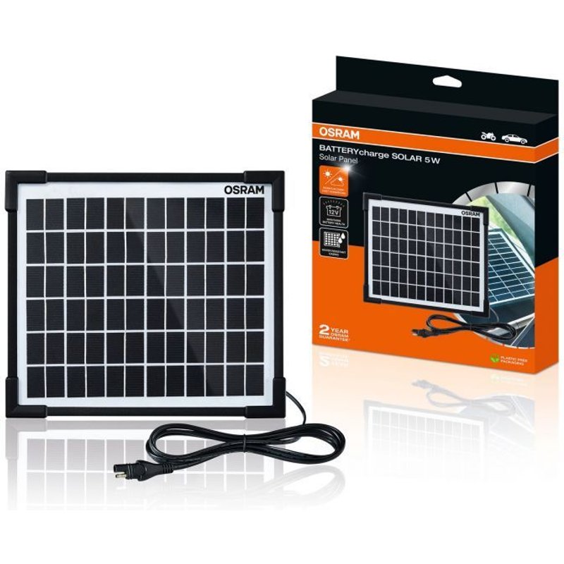 Chargeur de batterie solaire Osram OSP500 12V 0,28A