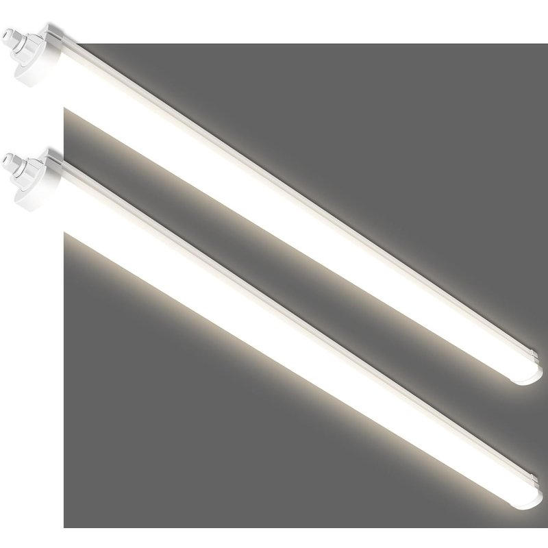 JEXNOVASHOP-Lot de 2 Réglette LED 120 cm, LED 36W 4320LM 4000K Neutre Blanc IP65 extérieur étanche, Tubes Lumineux pour garage, Cave,entrepôt, bureau, atelier, éclairage de cuisine