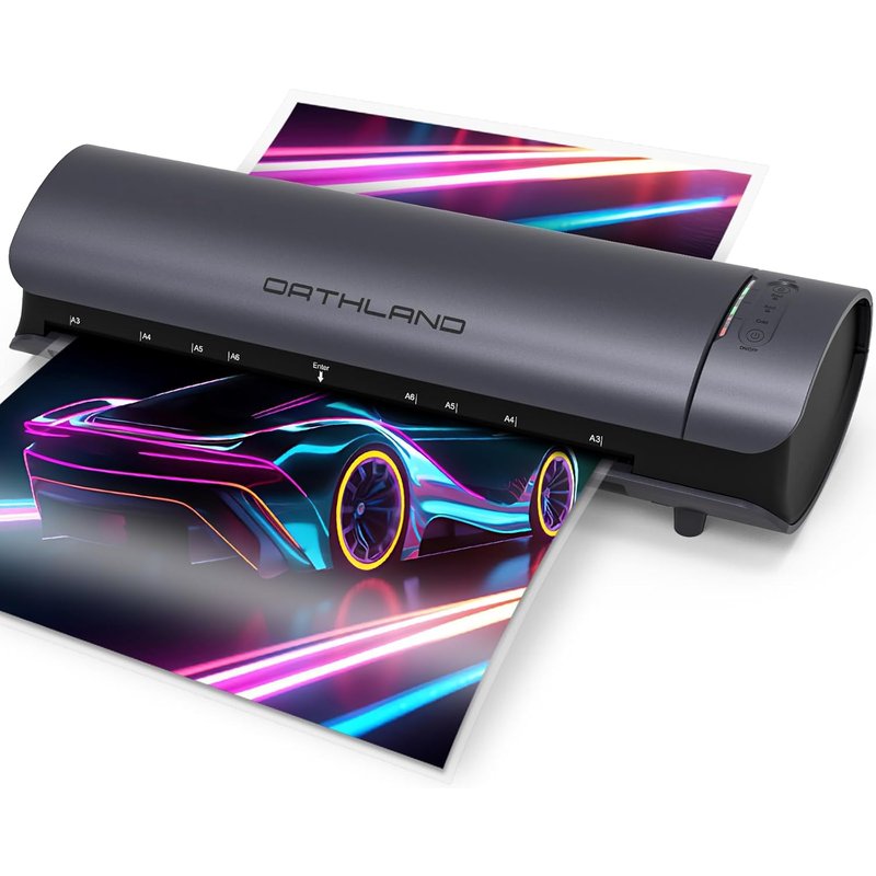 JEXNOVASHOP-Plastifieuse A3, Machine à Plastifier avec 30 Pochettes Plastification pour A3 A4 A5 A6, 9 in 1 Plastifieuse Thermique et Froid avec Papier Massicot et Arrondisseur pour École Bureau Fami