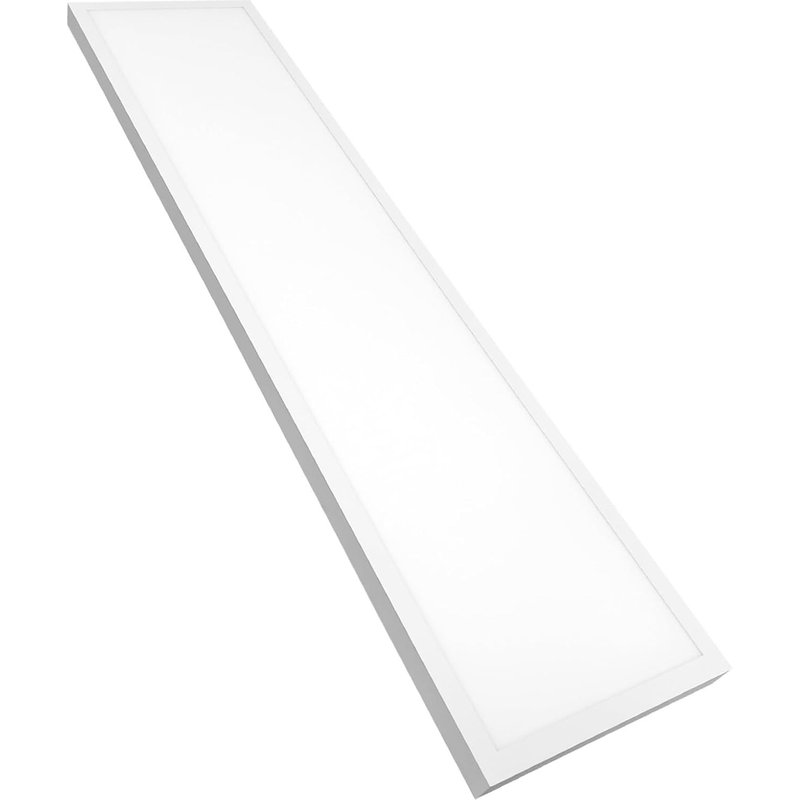 JEXNOVASHOP-Panneau LED Surface 120x30cm 48W, CCT (Sélecteur de Couleur Blanc Chaud, Neutre et Froid), 5000 Lumens, Driver inclus