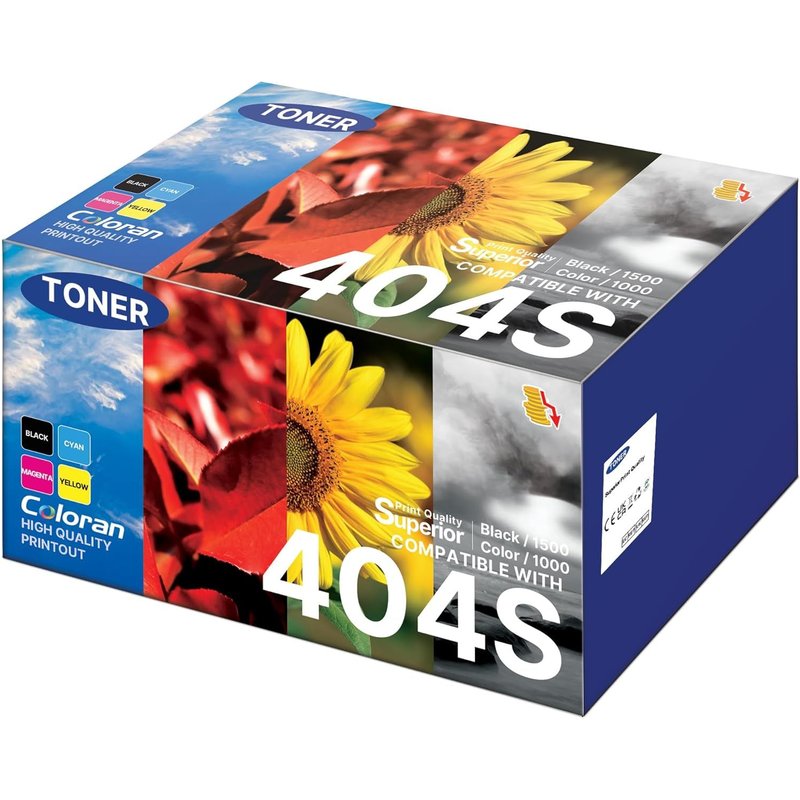 JEXNOVASHOP-404C CLT-P404C Pack de 4 Toner Compatible pour Toner Samsung C480W pour Samsung Xpress C483W C430W C480FW C430 C480 C480FN CLT-K404S CLT-C404S CLT-M404S CLT-Y404S Noir,Cyan, Jaune, Magent