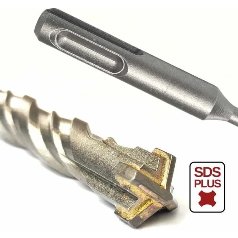 Foret à percussion pour SDS-PLUS 4 tranchants Ø 6,0mm x 160mm longueur