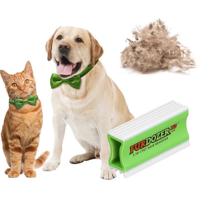 Jgd-Furdozer X3 Pro Ramasse Poils Animaux Et Outil Pour Véhicule 3-En-1 - Anti-Poils D'animaux - Raclette Anti-Poils D'animaux - Retire Fourrure Et Peluches Sur Diverses Surfaces, Mini