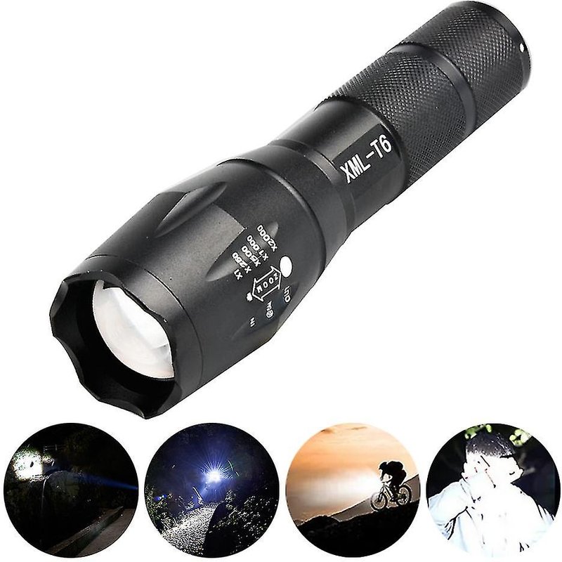 Lampe Torche Rechargeable L2, Lampe Torche Télescopique À Zoom Campi