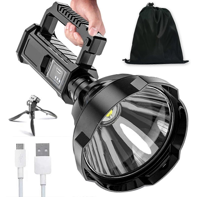 Lampe torche rechargeable 200 000 lumens, Lampe torche 200 000 lumens, Lampe torche la plus puissante, Lampe torche la plus puissante au monde, Lampe torche 200 000 lumens (grand modèle)