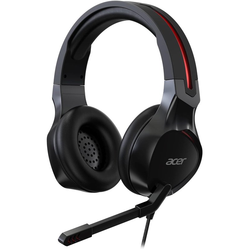 Nitro Gaming, Casque Gaming Avec Câble Jack 3.5 Mm, Impédance 21 Ohms, Sensibilité 100 Db, Driver 50 Mm, Microphone Boom Et Omnidirectionnel Flexible 6"", Lire, Windows 7/8/8.1/10/11
