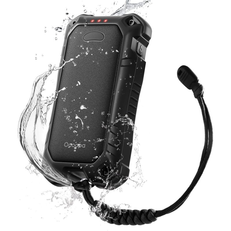 JGD-Chauffe-Mains Rechargeable IP56 étanche, Chauffe Mains à Charge Rapide 10000mAh PD, Banque d'alimentation USB, 16 Heures de Chauffage, Lampe de Poche Intégrée, Extérieur, Camping, UT4 Extreme