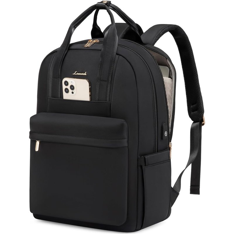 Sac à dos pour femme-Avec compartiment pour ordinateur portable-Étanche-Élégant-Pour le travail,l'université,le bureau,les voyages