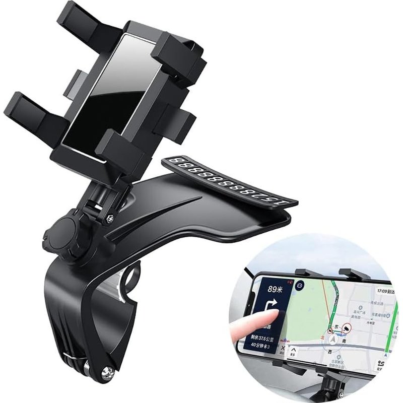 JGD-QUEMIS Support Téléphone Voiture Rotation 360° Support de Ventilation pour Téléphone Portable Ventilation Universelle Support de Voiture Porte Téléphone Voiture Intelligent