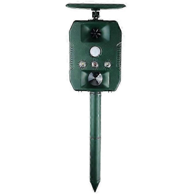 Répulsif à ultrasons pour rats d'extérieur, répulsif à ultrasons pour oiseaux, répulsif solaire multifonctionnel pour animaux