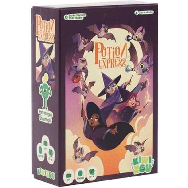 Jeu De Société Kiwi Zou Potion Express 2-4 Joueurs Dès 6 Ans
