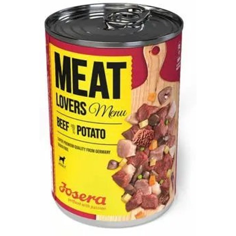 Nourriture Humide Pour Chien - Josera - Menu Meatlovers - 5 X 800 G + 1 Offerte - Viande 68% - Sans Gluten
