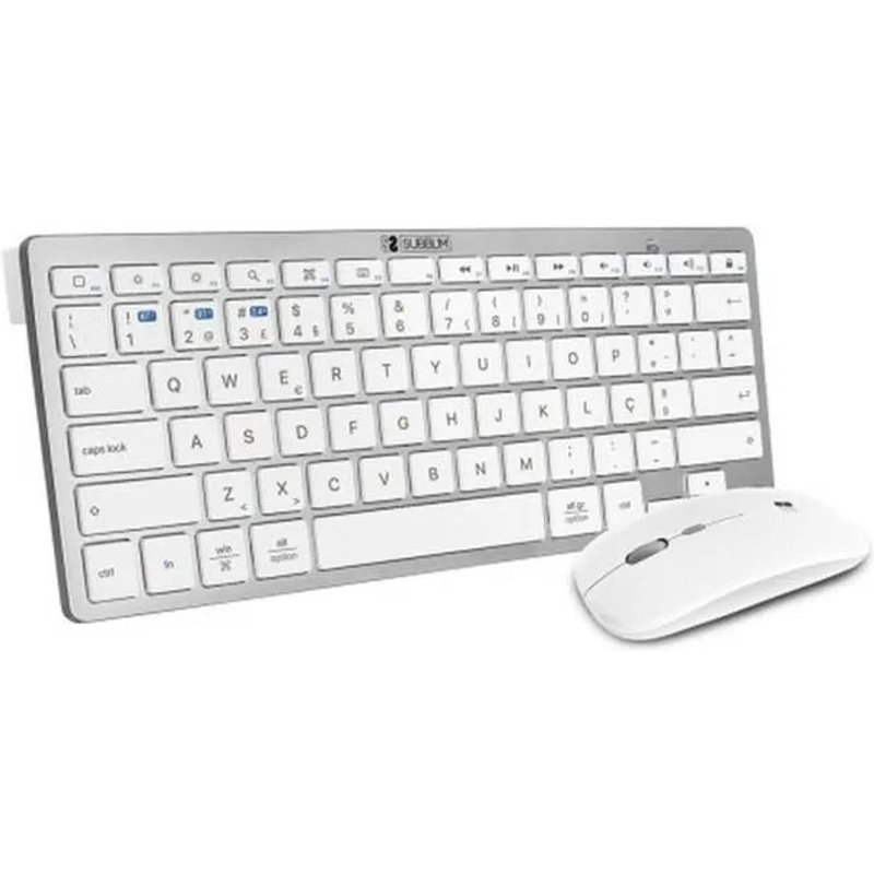 Clavier compact multicolore - SUBBLIM - 31,2x20,78x11,27 cm - Compact - Alimenté par batterie - Multi-appareils