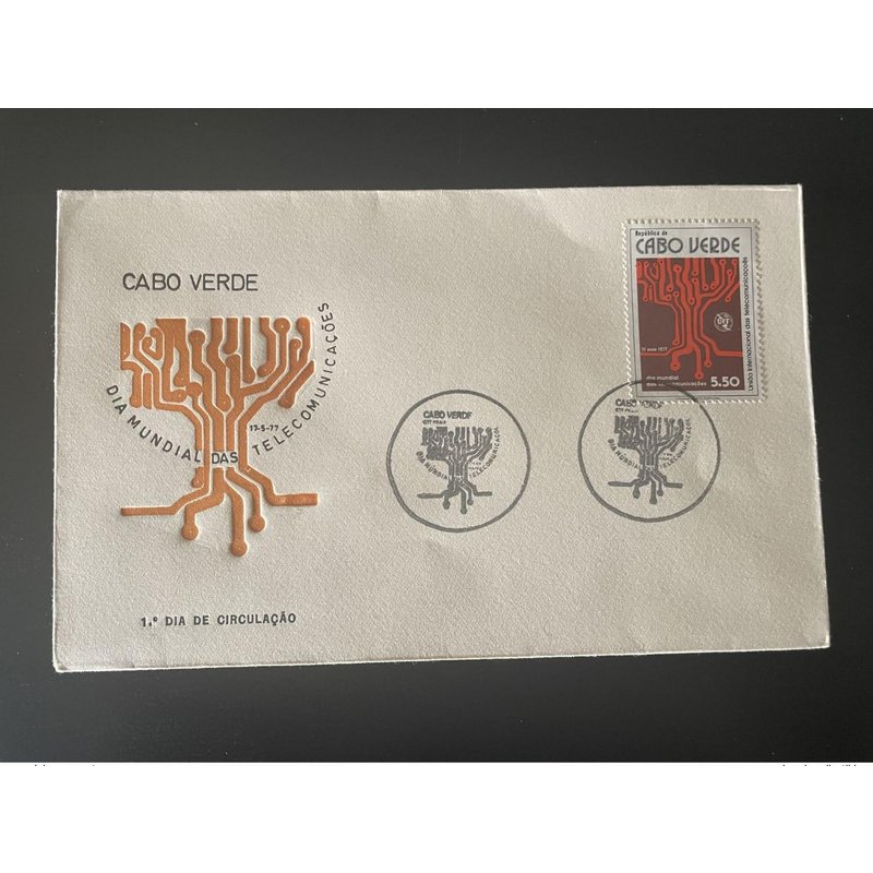 Cape Verde Cabo Verde 1978 Mi. 378 Fdc Day Telecommunications Weltfernmeldetag Uit