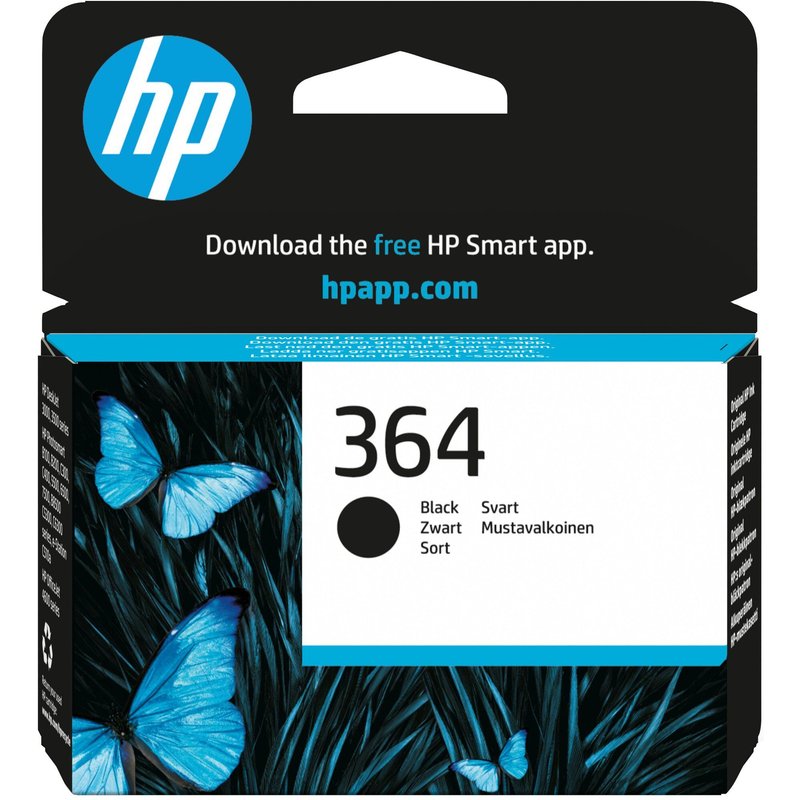 HP 364 cartouche d'encre noir authentique