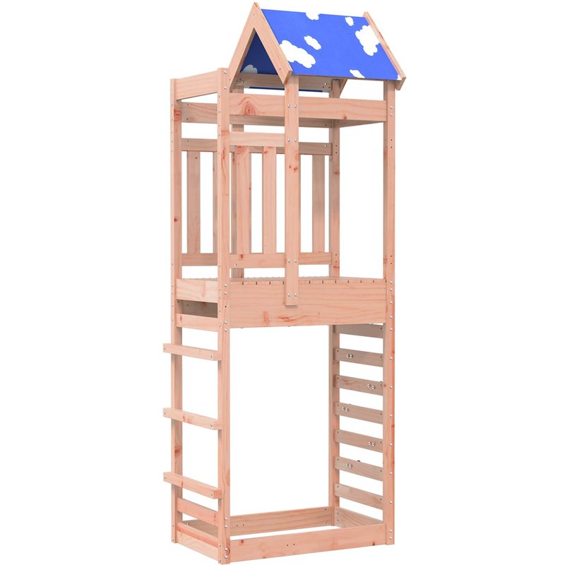 Vidaxl Tour De Jeu Marron 85 X 52,5 X 239 Cm Bois Solide De Douglas