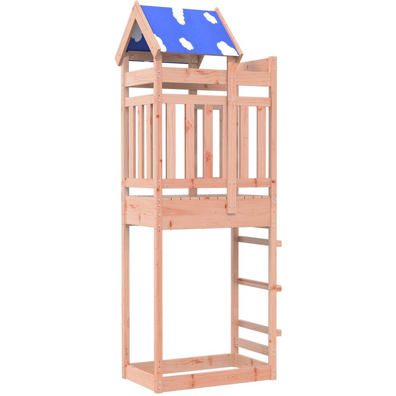 Vidaxl Tour De Jeu Marron 85 X 52,5 X 239 Cm Bois Solide De Douglas