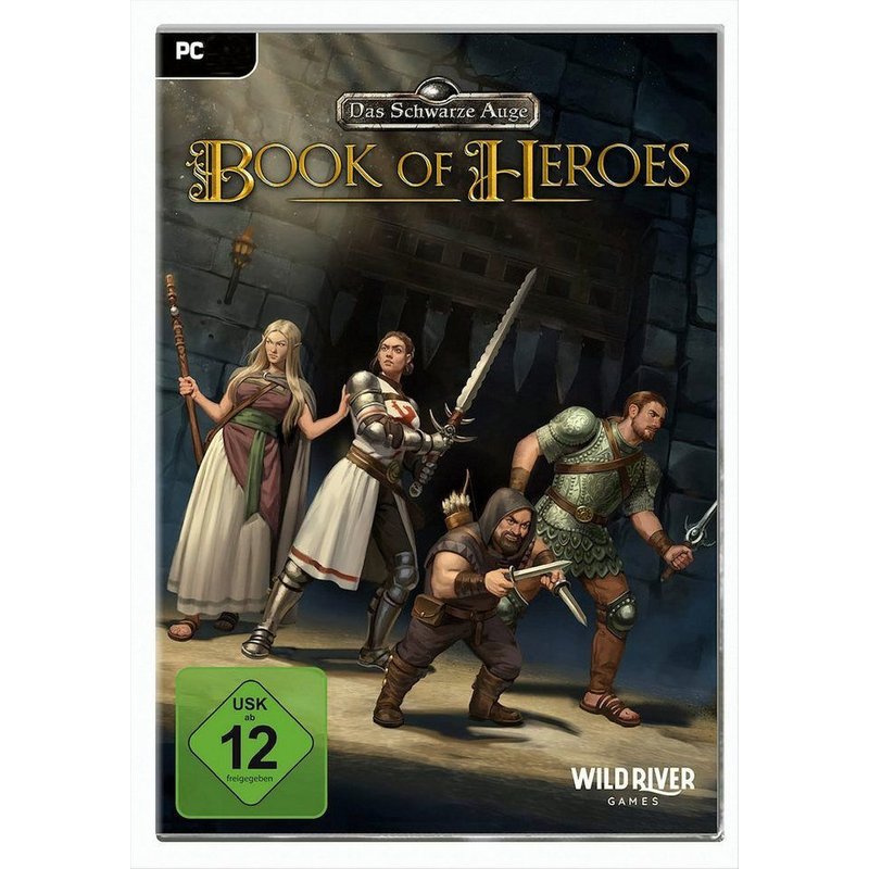 Jeu PC. DAS SCHWARZE AUGE. BOOK OF HEROES. Editions ALLEMANDE.