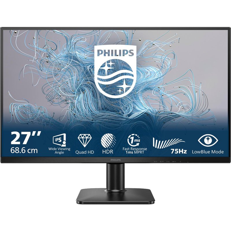 Ecran PC Philips 1000 series 27E2N1500L/00 27" 2560 x 1440 Quad HD LED Noir