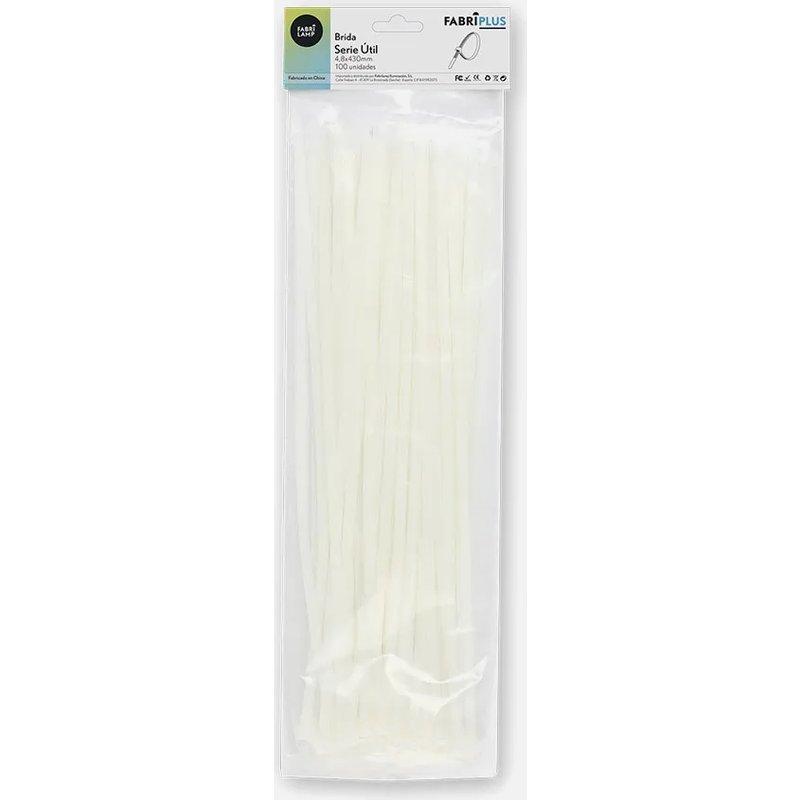 Fabrilamp 188148431 serre-câbles Blanc