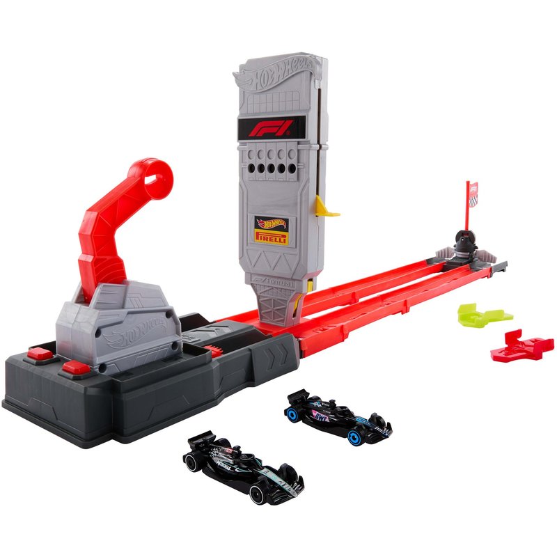 Hot Wheels - Coffret Piste Grille De Départ Formule 1