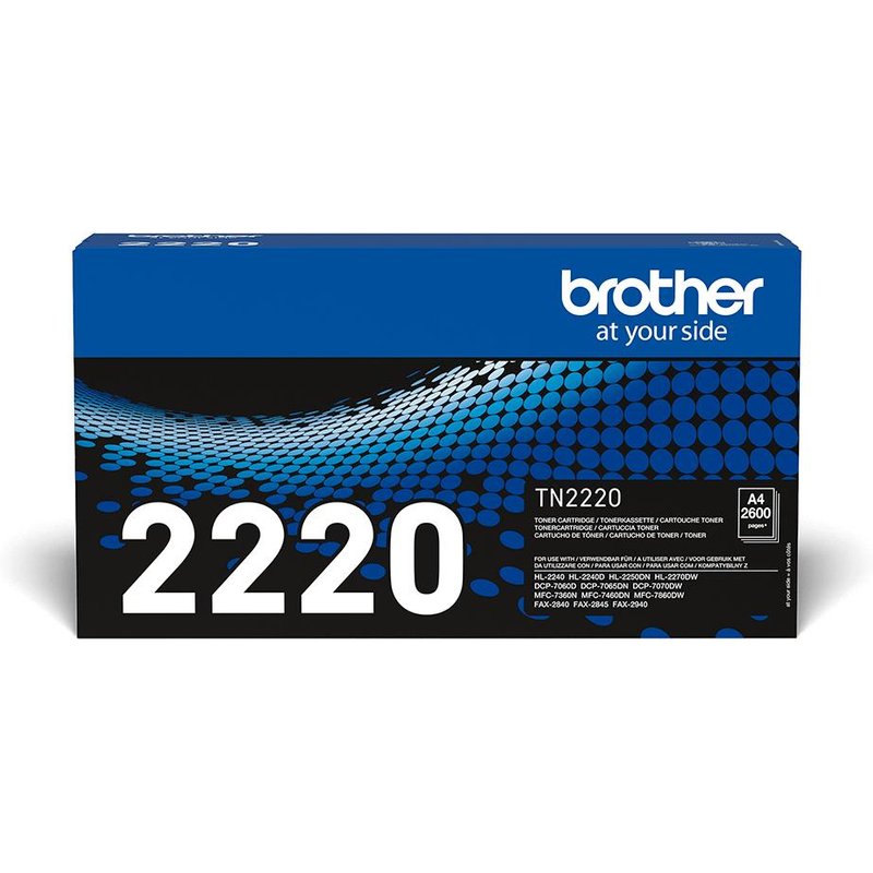 Brother TN-2220 - Cartouche de toner originale Ă haut rendement - Noir