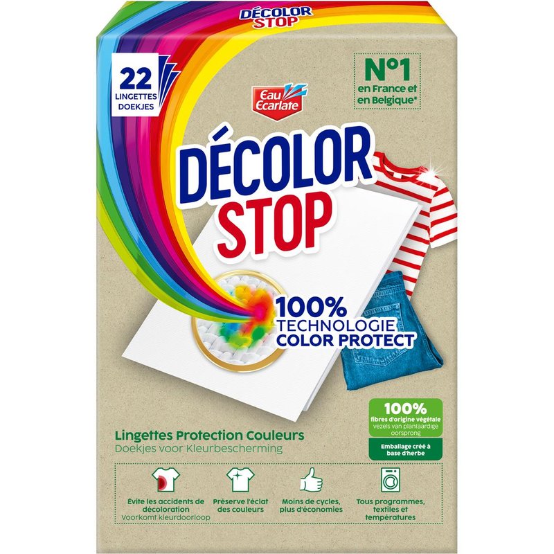 DECOLOR STOP Protection Eco x22 Lingettes
