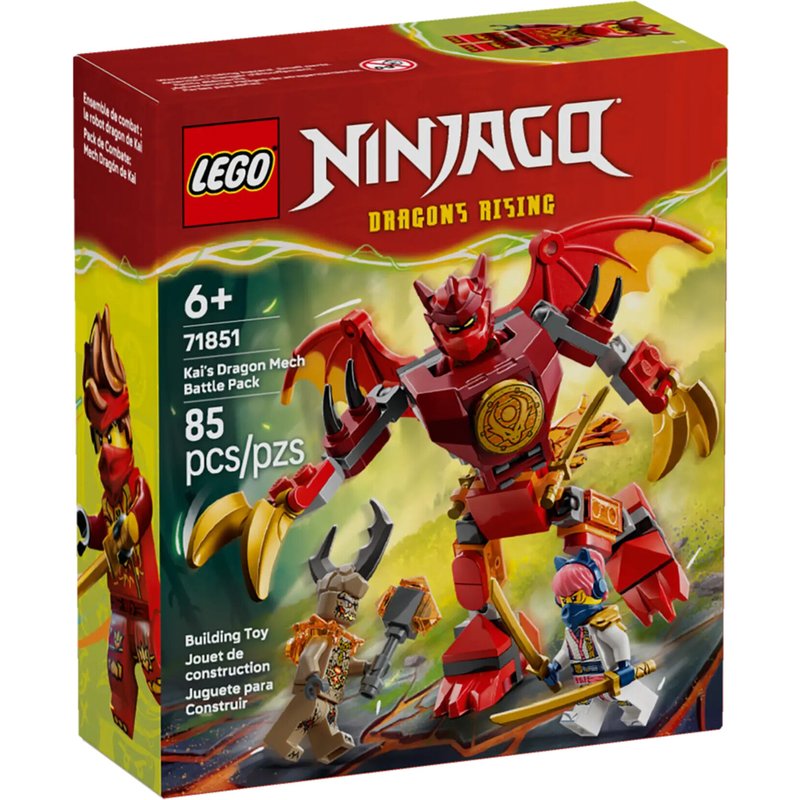 LEGO NINJAGO - Pack de combat : le robot dragon de Kai - 71851