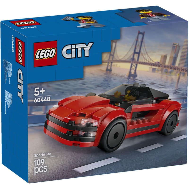 LEGO City - La voiture de sport rouge - 60448
