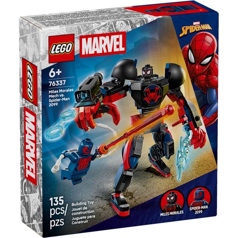 LEGO Marvel - Le robot de Miles Morales contre Spider-Man 2099 - 76337