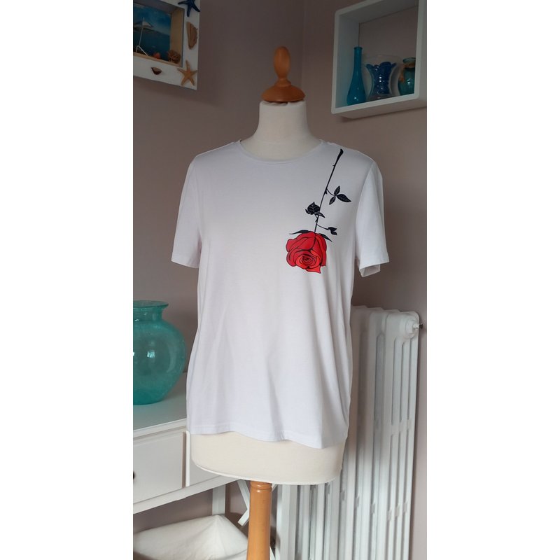 T-Shirt Shein Blanc